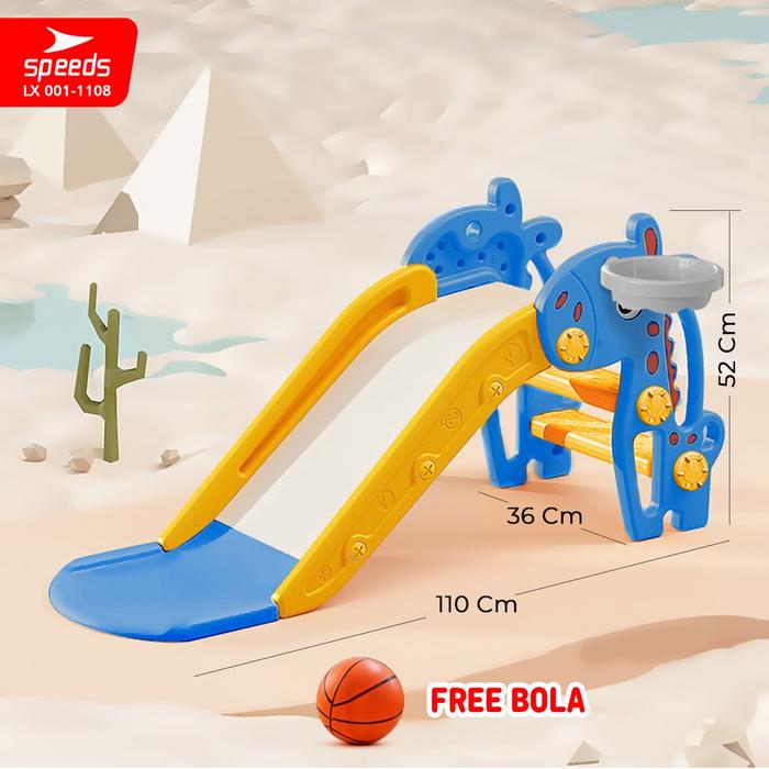 Gambar SPEEDS Mainan Ayunan Anak Swing Playround Bermain Kuda Kudaan M1308 - M1108 BIRU dari Speedshome undefined Tokopedia