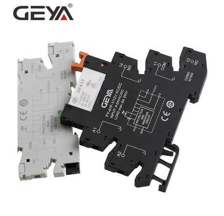 Gambar GEYA Slim Relay Module Protection Circuit 6A Relay 12VDC/AC or 24VDC/A - Grey 24V dari Tekno Kreasi Elektronik undefined Tokopedia