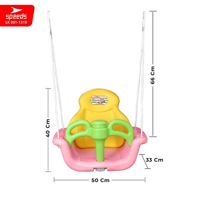 Gambar SPEEDS Mainan Ayunan Anak Swing Playround Bermain Kuda Kudaan M1308 - M1310 PINK dari Speedshome undefined Tokopedia
