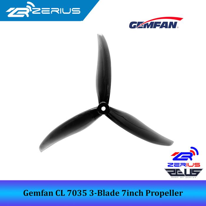 Gambar Gemfan Hurricane CL 7035 3-Blade 7inch Cinelifter FPV Drone Propeller - Glass Fiber dari Zerius undefined Tokopedia