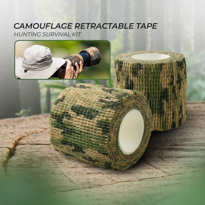 Gambar Lakban Camo Tape Hunting Survival Lebar 5Cm Panjang 4.5Meter - Hijau Camou dari IritDuit undefined Tokopedia