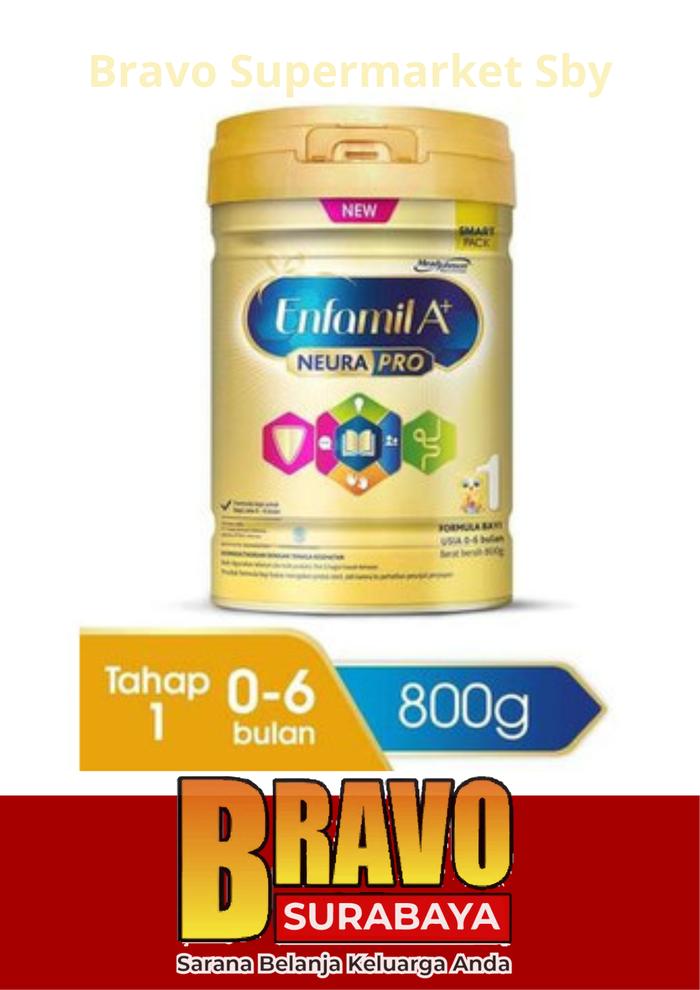 Gambar Enfamil A+ 1 Neura Pro 800gr / Susu Formula bayi 0-6bulan dari Bravo Supermarket Official undefined Tokopedia