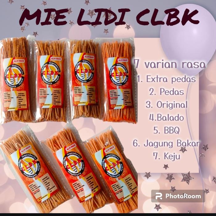 Gambar mie lidi clbk (cemilan legendaris bikin ketagihan) - lidi & makaroni, Pedas dari Allvi snack_NEW undefined Tokopedia