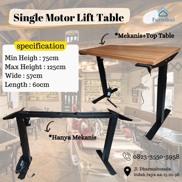 Jual mekanis meja duduk/berdiri, lift up table mechanism surabaya CCT ...
