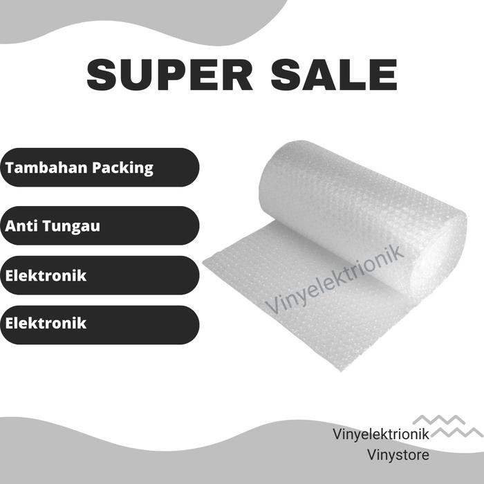 Gambar Tambahan Packing Bubble Wrap dari Vinyelektronik undefined Tokopedia