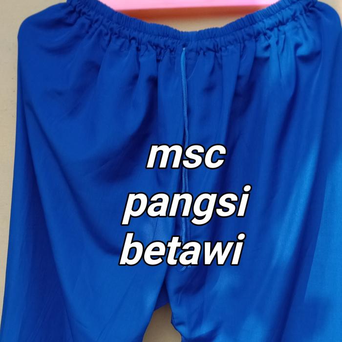 Gambar Celana Pangsi - Biru dari Msc Pangsi Betawi undefined Tokopedia