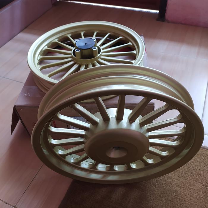 Gambar Velg racing vrossi andromeda 2 palang 18 (Vario, beat, scoopy, genio) - Gold, 14 dari Platinum_Store46 undefined 4 Tokopedia