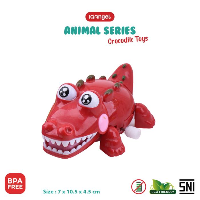 Gambar IQ ANGEL Crocodile Toys / Mainan Edukasi Anak / Mainan Karakter Buaya - Red dari goodwaytoys undefined Tokopedia