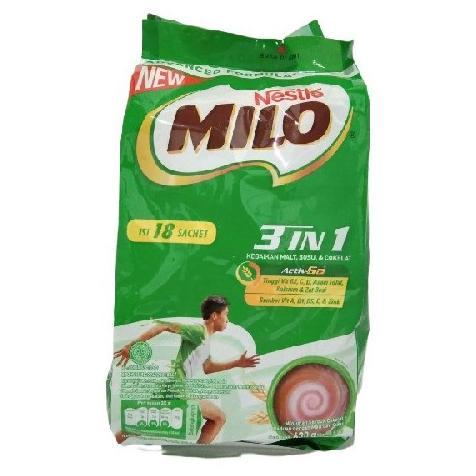 Gambar Milo 3 In 1 Activ Go @35Gr 18'S dari ToLiReSe undefined Tokopedia