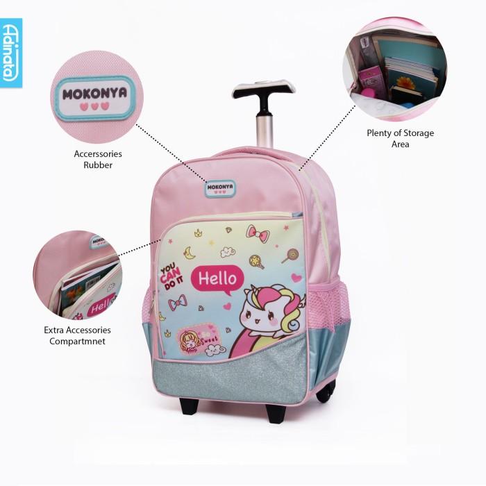 Gambar Tas Trolley Sekolah Anak Adinata Tas Koper Anak - MOKONYA TR 16" dari Logos undefined Tokopedia