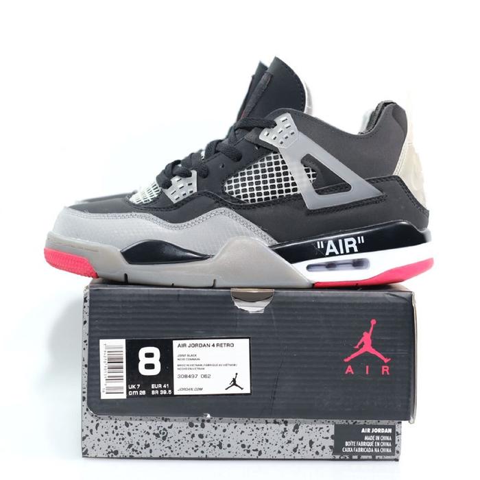 Sepatu Off White Air Jordan Bred Off White Air Jordan Bred New