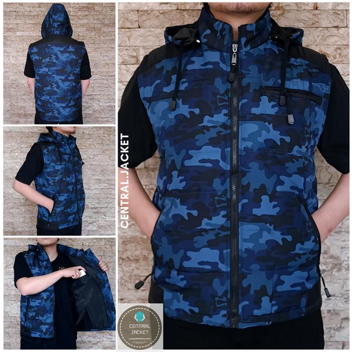 Gambar ROMPI MOTOR PRIA MOTIF LORENG ARMY - ROMPI PARASUT WATERPROOF - Navy-Loreng, M dari Central Jaket undefined Tokopedia