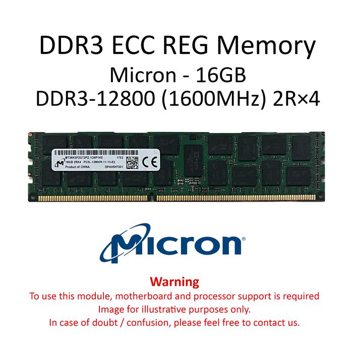 Jual Memory RAM 16GB DDR3 ECC REG 10600 12800 14900 1333 1600 1866