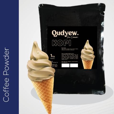 Gambar Soft Ice Cream Qudyew Powder Coffee / Milk Tea / Mango halal murah ORI - coffee dari Toserda Bandung undefined Tokopedia