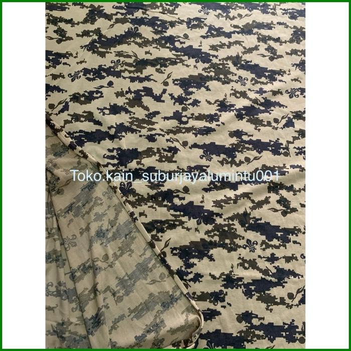 Gambar Kain Kaos Loreng Army Bahan Doreng Loreng Kaos Kain Angkatan Abri Poly - digital pramuka dari timemusa undefined Tokopedia