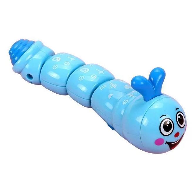 Gambar Mainan Ulat Bergerak Berjalan Mainan Anak Lucu Diputar Berjalan - Ulat Biru dari BerkatJayaOlshop undefined Tokopedia