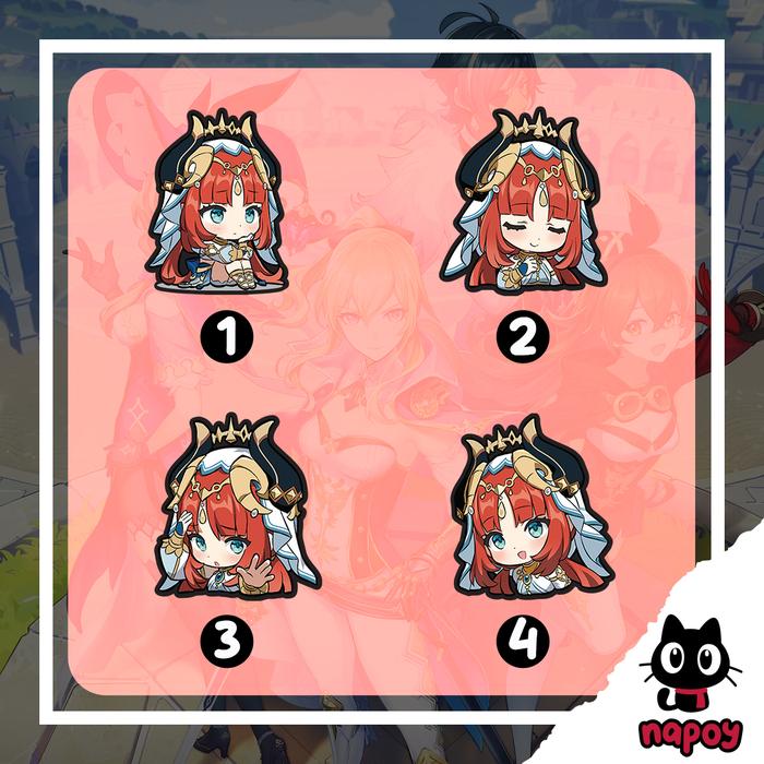 Jual Sticker Vinyl Game Anime Nilou Genshin Impact - SATUAN - Jakarta ...