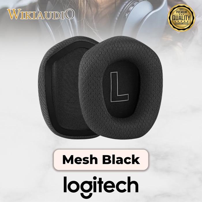 Gambar Earpad Busa Foam Headband Logitech G733 G535 G335 LIGHTSPEED Earcup - Mesh Black dari Wikiaudio undefined Tokopedia