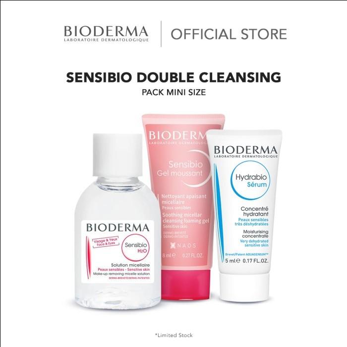 Gambar Bioderma Sensibio Double Cleansing Pack Mini Kit dari Bioderma Indonesia undefined Tokopedia