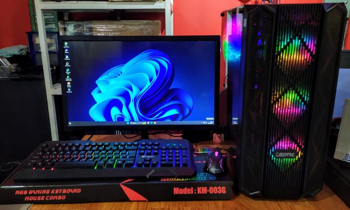 Paket Pc Gen Core I5 9400f Gtx 1650 Ram 16gb Led Spc 22inch