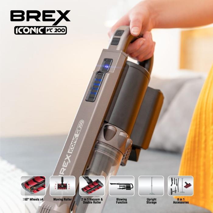 Gambar BREX CV100 Cordless Vacuum Cleaner 3in1 Vacuum & Wet Tanpa Kabel - VC200 dari Arikdikastore undefined Tokopedia