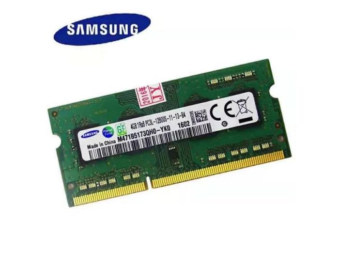 Ram Laptop Samsung Sodimm 4gb Ddr3l Pc3l 12800 Ddr3-1600