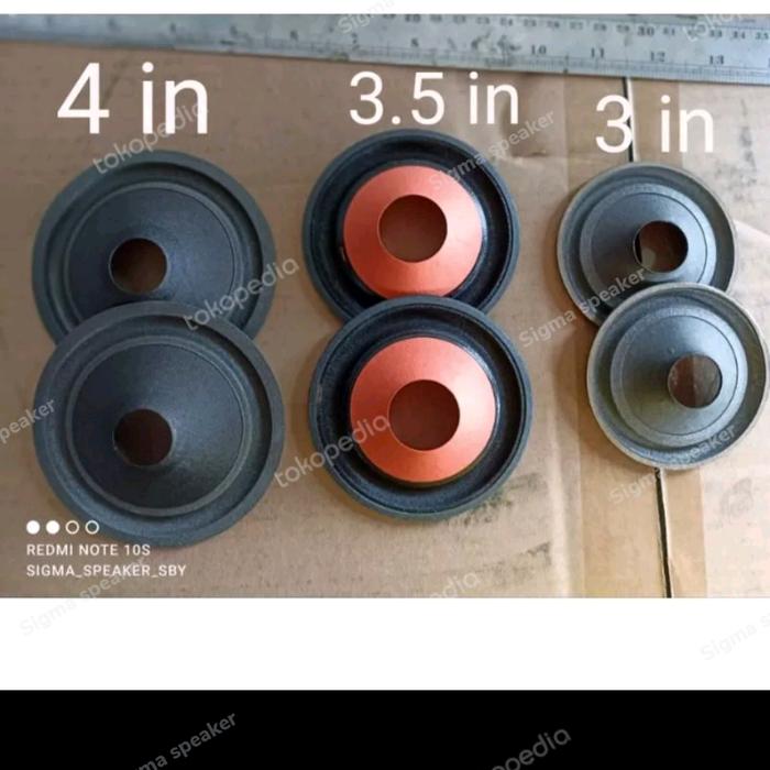 Gambar Daun speaker 4 inch / Daun speaker 3.5 inch / Daun speaker 3 inch - 4 in dari Sigma speaker undefined Tokopedia