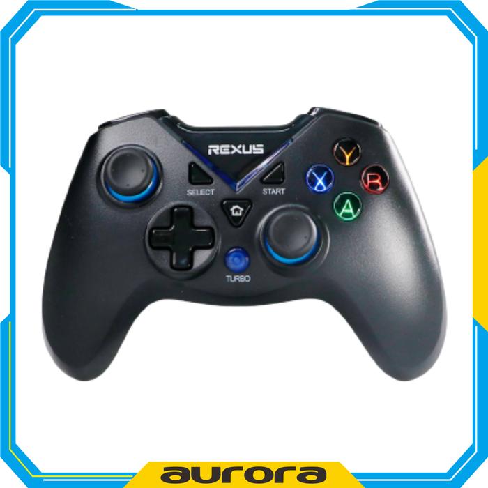 Gambar Rexus Gladius GX100 Wireless Gamepad GX-100 Stik PC Laptop Joystick - Hitam dari AuroraComp undefined Tokopedia