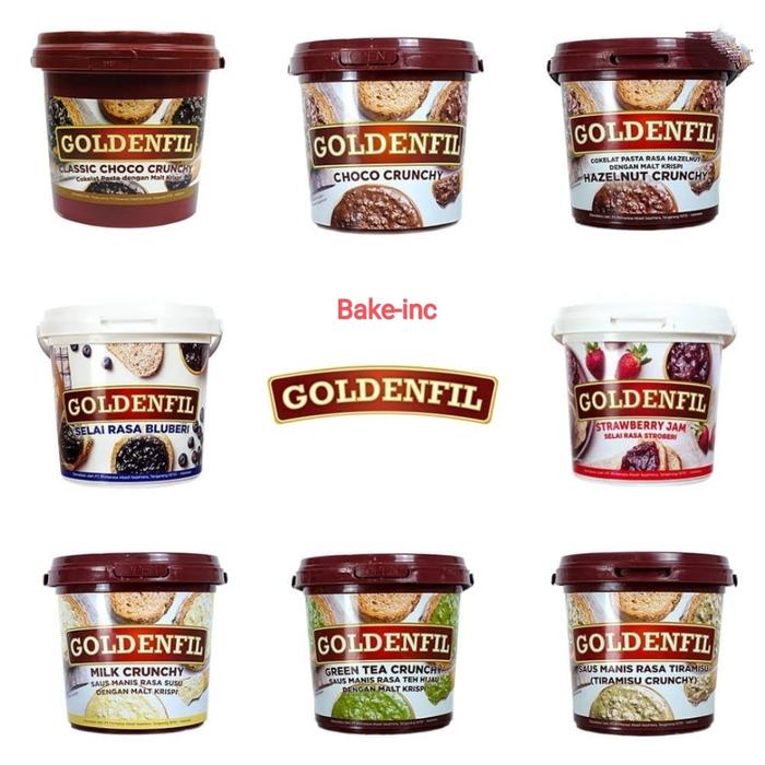 Gambar [Bake-inc] Goldenfill Choco Crunchy 1 kg - Selai Blueberry dari Bake-inc undefined Tokopedia