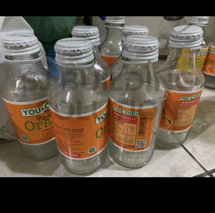Gambar BOTOL EX UC 1000 KACA BOTOL YOU C1000 YOU C 1000 140ml 140 ML BAGUS dari SJ Building Solution undefined Tokopedia