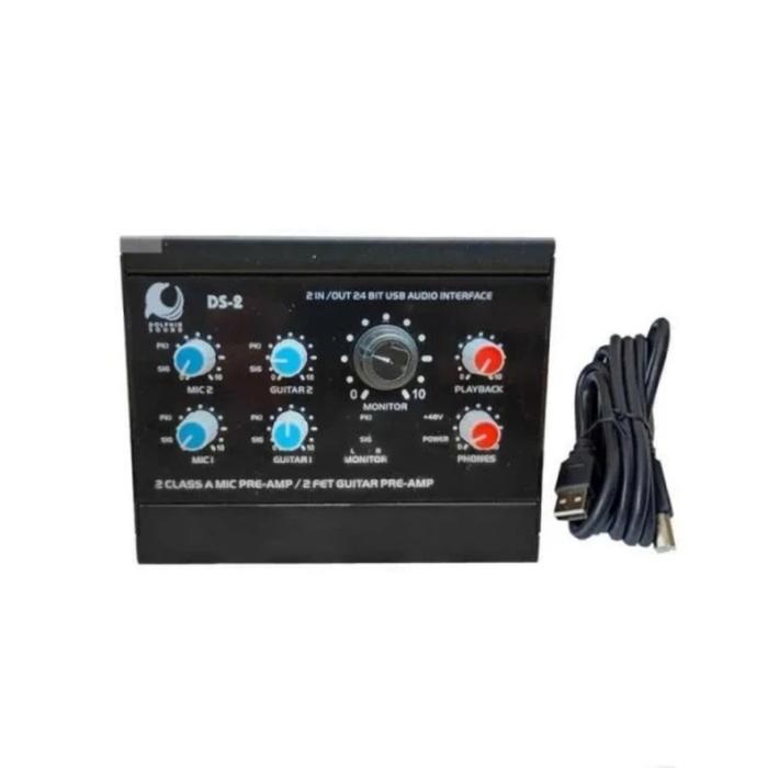 Gambar Soundcard Dolphin DS2 DS 2 ISK Audio Interface dari Hendra Sound Music undefined Tokopedia