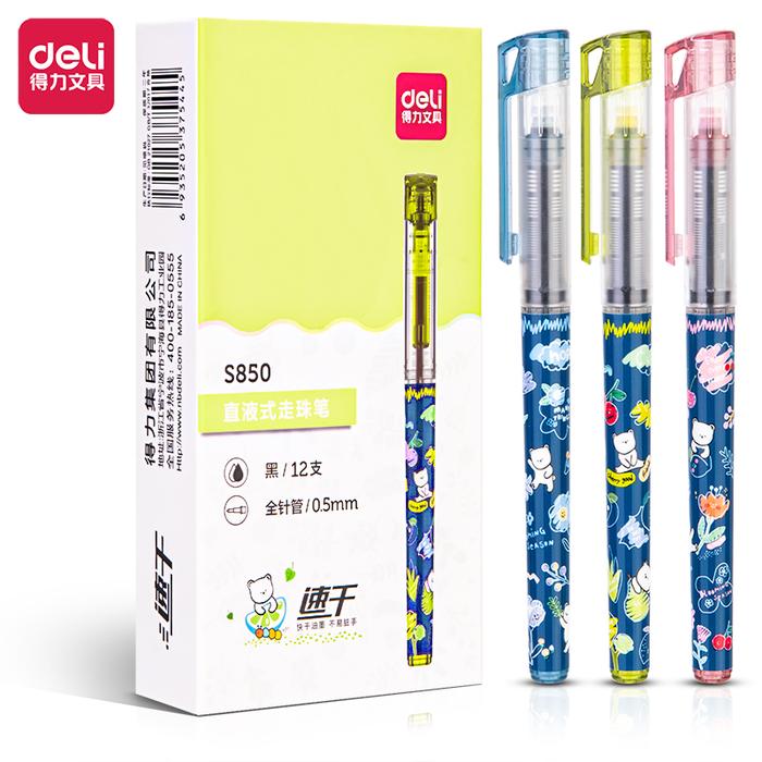 Gambar Deli Pulpen Roller / Roller Pen 0.5mm Kapasitas Tiinta 1100 meter S850 dari Deli Stationery Indonesia undefined Tokopedia