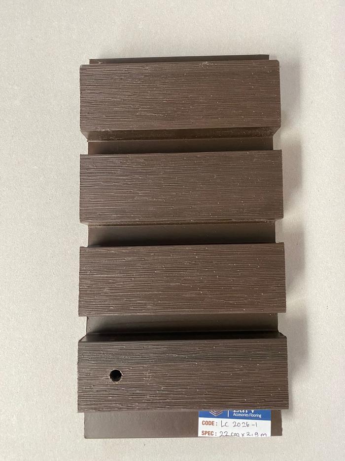 Gambar Cladding WPC Hiasan Dinding Wood Panel indoor outdoor - LC-2026-1 dari Rumah Decking undefined Tokopedia