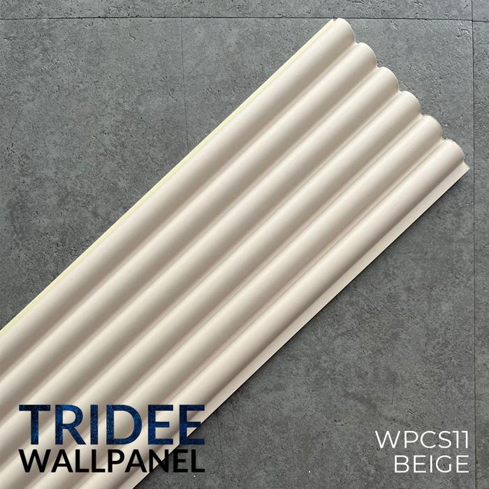 Gambar LUNE SERIES PANEL WPCS | TRIDEE WALLPANEL - BEIGE, 150CM dari Tridee Wallpaper undefined Tokopedia