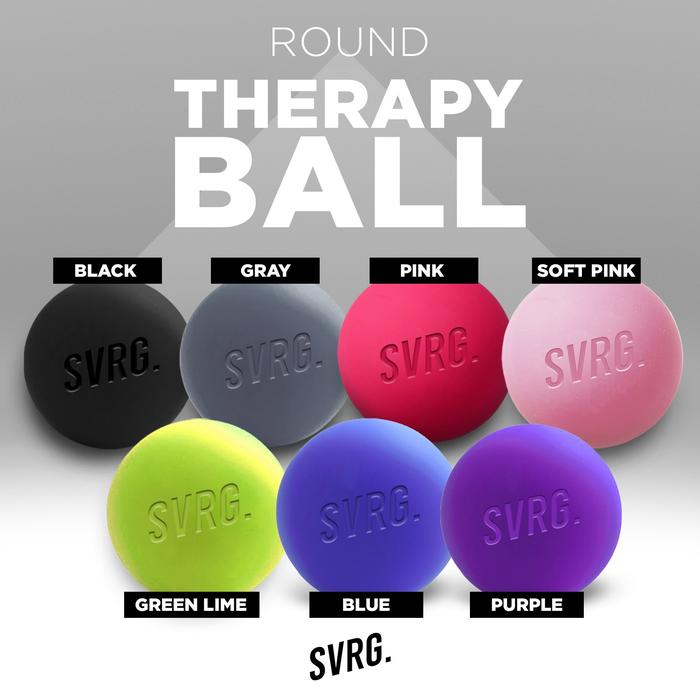 Gambar SVARGA Massage Ball / Bola Terapi Akupuntur Spiky 9cm PVC - Smooth Ball, Black dari SVRG Store undefined Tokopedia