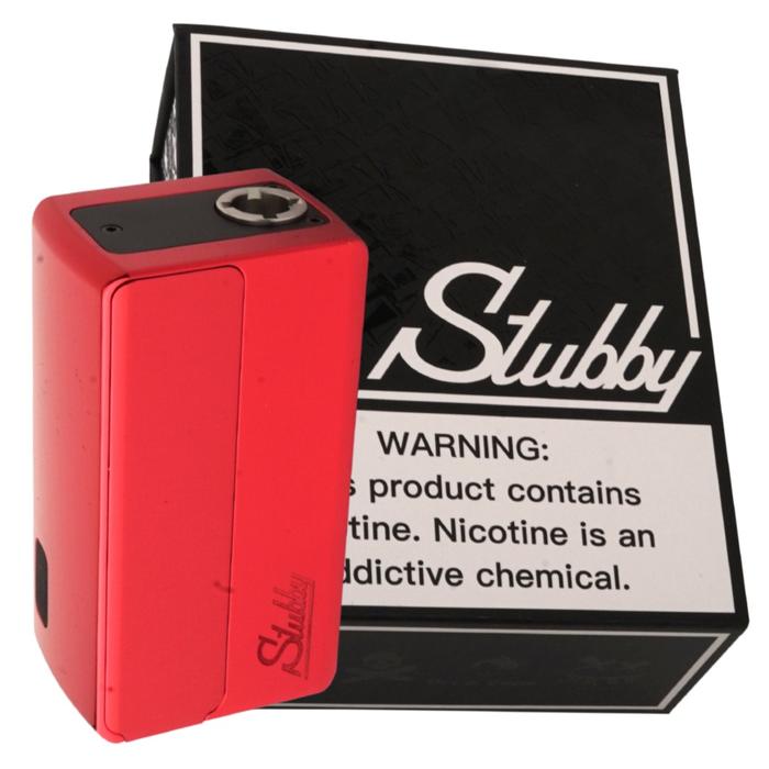 Gambar Pod Vape Stubby AIO 80W 18650 With Stubby Tank Authentic By Orca Vape - RED POISON dari Maroonvape undefined Tokopedia