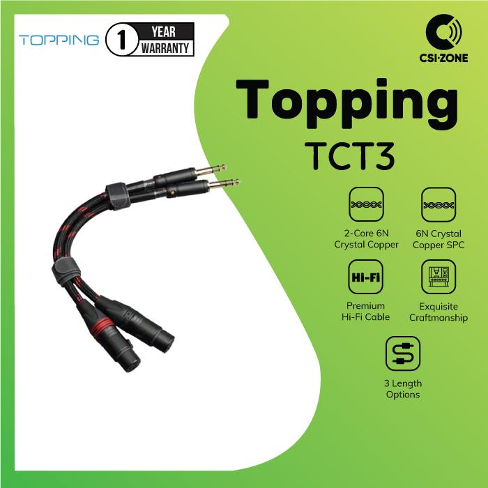 Gambar Topping TCT3 Single Crystal Copper SPC TRS to XLR Female Audio Cable dari CSI-ZONE undefined Tokopedia