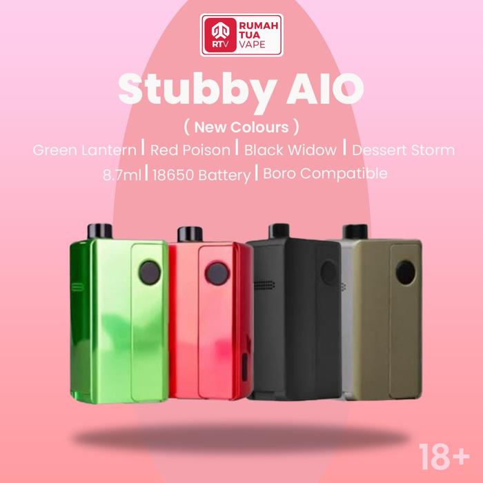 Jual STUBBY AIO 80W 18650 BATTERY BORO COMPATIBLE AIO KIT BY SM 
