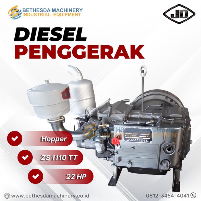 Gambar Penggerak Diesel 22 HP JiangDong 22 PK ZS 1110 Hopper / Tanpa Tangki - ZS1110TT / 22HP dari Engineering Machine undefined Tokopedia