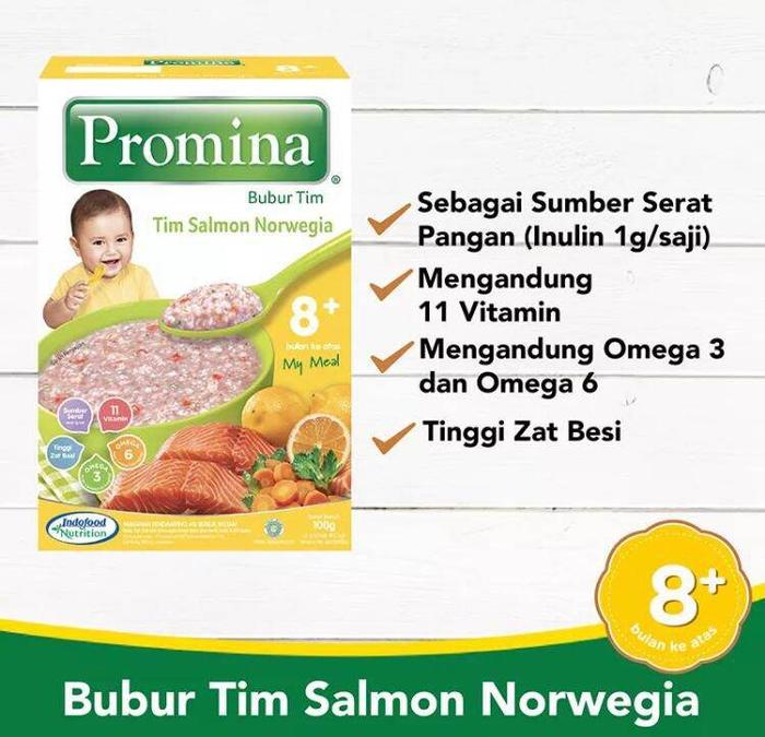 Gambar Promina Bubur Tim Baby 8m+ 100gr - Bubur Instan Bayi Promina - Daging Brokoli dari HelloBebe Babyshop undefined Tokopedia