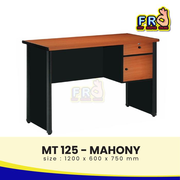 Gambar MEJA TULIS/MEJA KANTOR/MEJA KERJA/MEJA OFFICE/MEJA SECURITY/MEJA STAFF - MT 125, DIRAKIT dari Bintang Rebounded Shop undefined Tokopedia