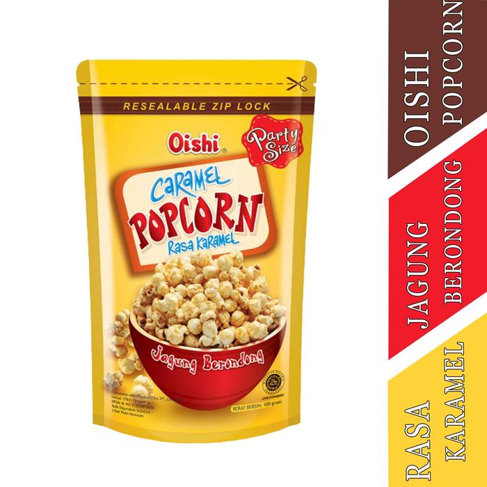 Gambar Jagung berondong- Oishi- Popcorn- Caramel - 100g dari SUPERGORUHAM undefined Tokopedia