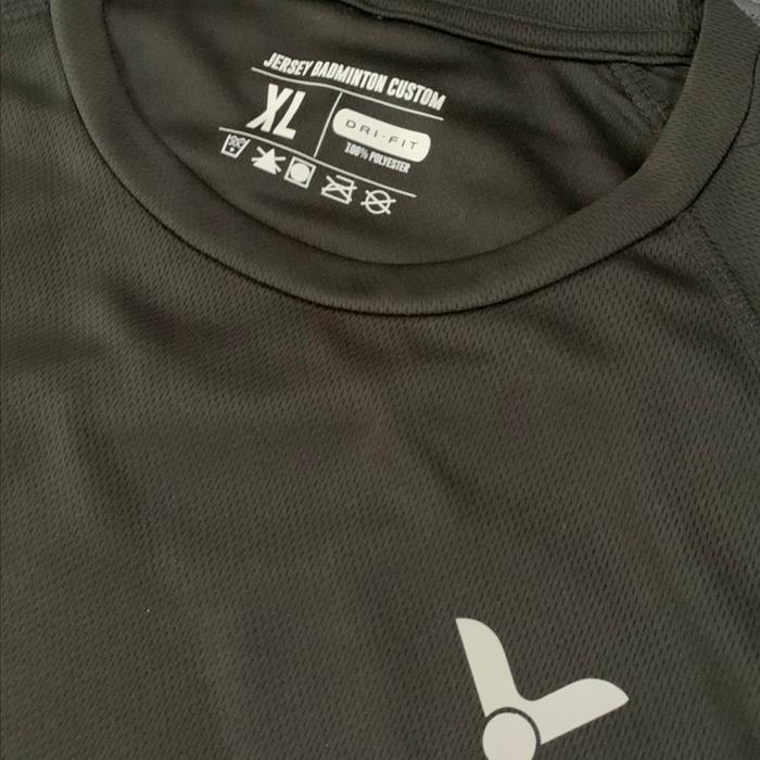 Gambar Jersey Badminton Yonex - Lining - Victor - Mizuno Custom - HITAM, WARNA BIASA dari Wishlist in undefined Tokopedia