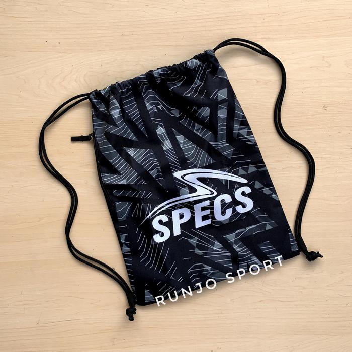 Gambar Tas Serut String Bag Tas Sepatu Futsal Sepak Bola Specs - Spec Abu dari RUNJO SPORT undefined Tokopedia
