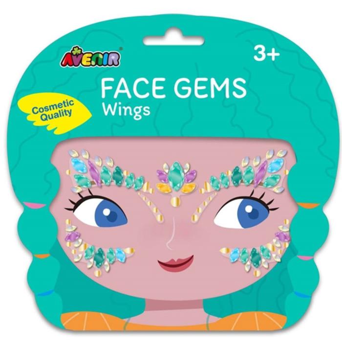 Gambar Mainan Rias Wajah Anak Avenir Face Gems Crown Stars Wings Flowers - Wings dari Mishana Shop Kab. Tangerang Tokopedia
