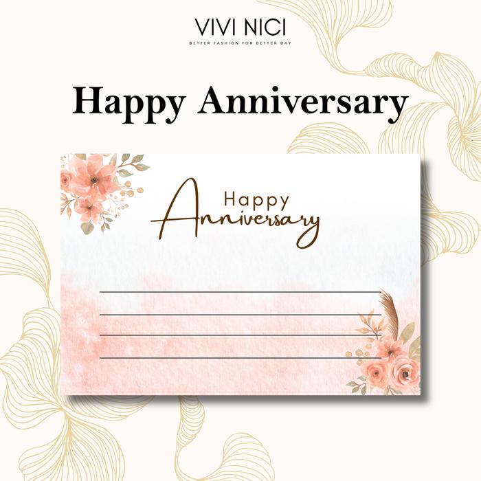 Gambar VIVI NICI - Gift Card Special Day / Kartu Ucapan Special Costum - Anniversary dari VIVI NICI undefined Tokopedia