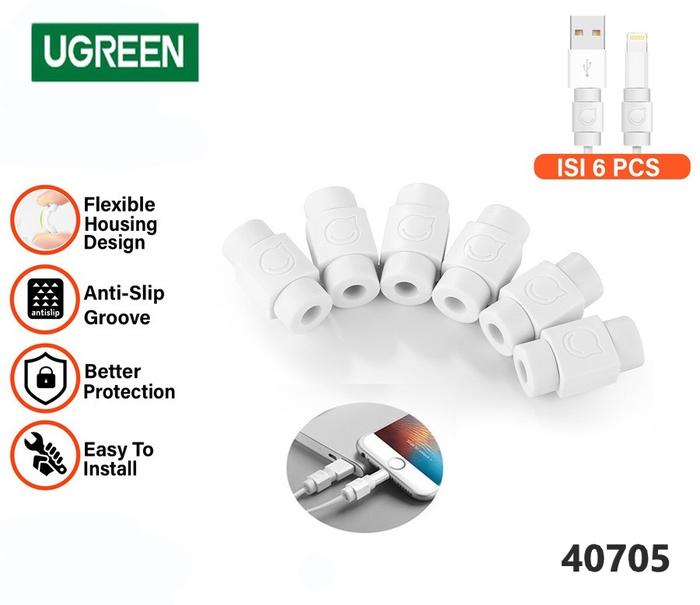 Gambar UGREEN Cable Cord Holder Protector Pelindung Kabel Data Charger 40705 dari RARUBY HOME OFFICIAL undefined Tokopedia
