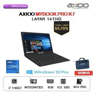 Gambar TKDN AXIOO MYBOOK PRO K7 (8N5) - I7 1195G7 8GB 512SSD 14"FHD W10 PRO - 16N9-3, Bundle Screen dari Digitalzone Tangcity undefined Tokopedia
