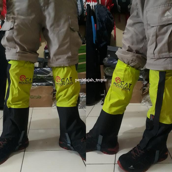 Gambar Gaiter Cat Mountain Waterproof - Ģeiter Pelindung kaki sepatu Hiking - Lime dari penjelajah_tropis undefined Tokopedia