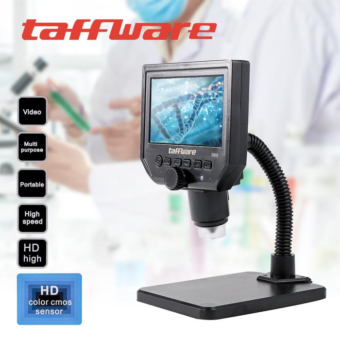 Gambar Mikroskop Digital Monitor & Fleksibel Stand microscope dan lampu led - 3.6 MP 600X dari EnggalTelas undefined Tokopedia